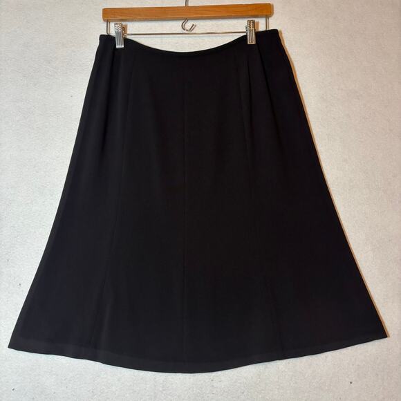ANTONIO MELANI Dresses & Skirts - Antonio Melani Dark Brown A Line Skirt Tracetate Polyester Blend Size 10